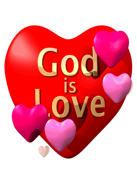 Cuore con scritta God is Love